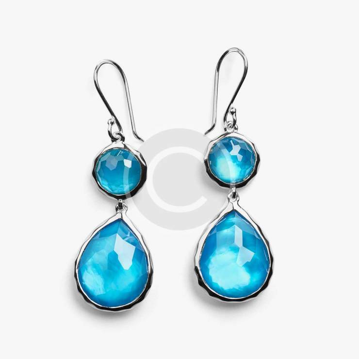Indie Blue Sapphire Earrings